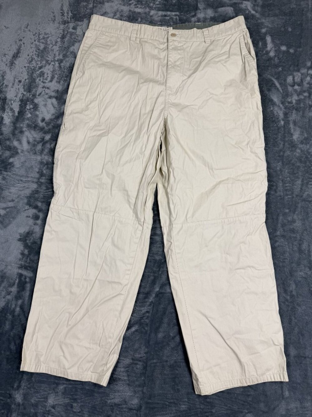 Gap Khakis Mens Beige Pants 40X30 100% Cotton Relaxed Fit Casual Wear